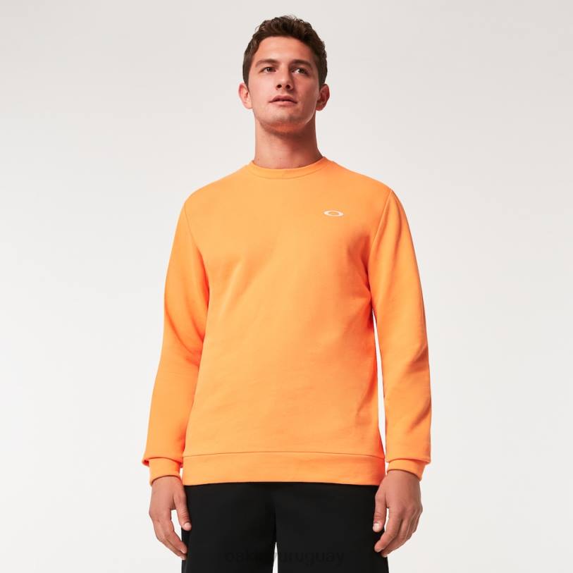 Oakley sudadera vintage con tripulación XT4H2144 ropa naranja suave