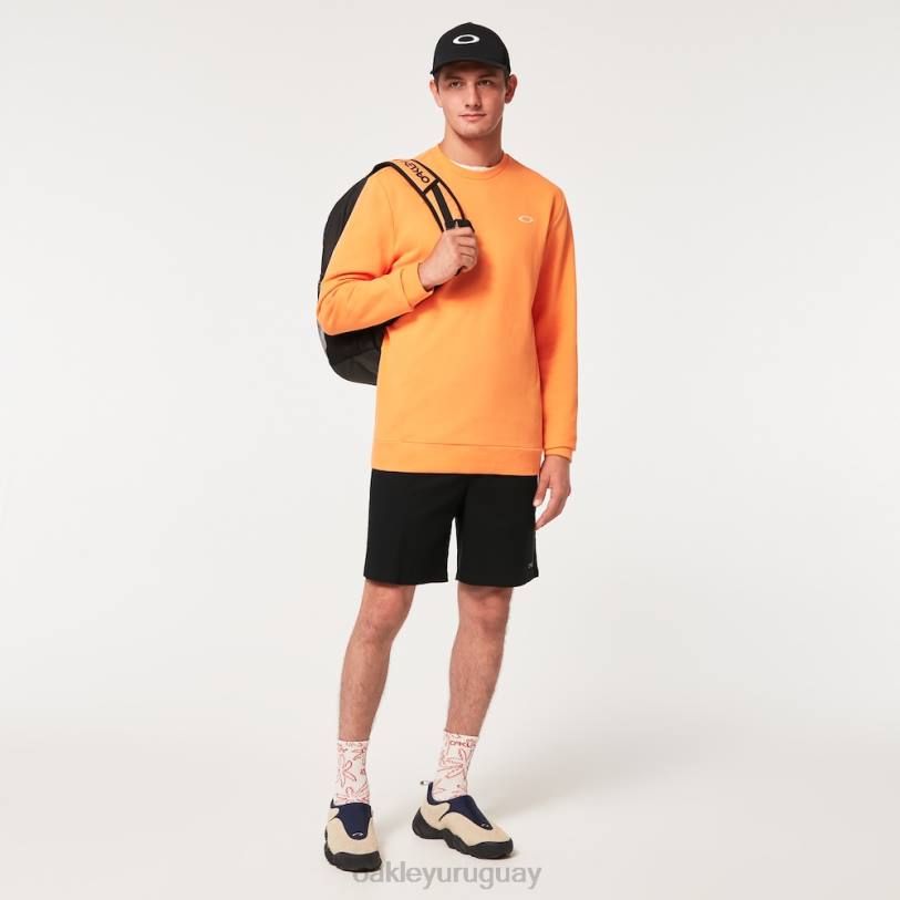 Oakley sudadera vintage con tripulación XT4H2144 ropa naranja suave